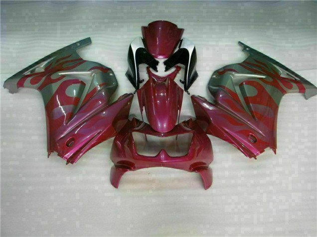 Cheap 2008-2012 Purple Red Kawasaki EX250 Replacement Motorcycle Fairings UK Cheap 2008-2012 Purple Red Kawasaki EX250 Replacement Motorcycle Fairings UK