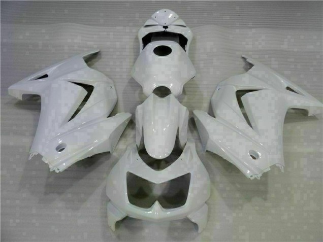 Cheap 2008-2012 White Kawasaki EX250 Motorcycle Replacement Fairings UK Cheap 2008-2012 White Kawasaki EX250 Motorcycle Replacement Fairings UK