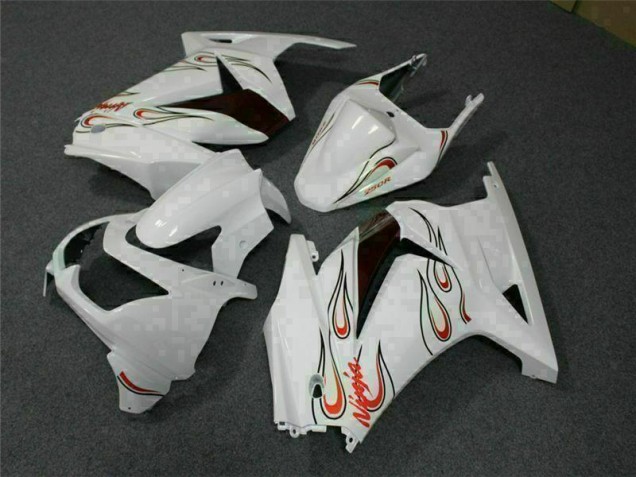 Cheap 2008-2012 White Red Kawasaki EX250 Motorcylce Fairings UK Cheap 2008-2012 White Red Kawasaki EX250 Motorcylce Fairings UK