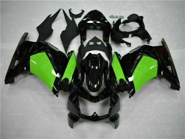 Cheap 2008-2012 Black Green Kawasaki EX250 Motorbike Fairings UK