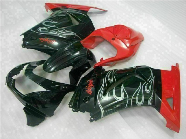 Cheap 2008-2012 Black Red Ninja Kawasaki EX250 Motorcycle Fairing UK Cheap 2008-2012 Black Red Ninja Kawasaki EX250 Motorcycle Fairing UK