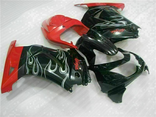 Cheap 2008-2012 Black Red Ninja Kawasaki EX250 Motorcycle Fairing UK Cheap 2008-2012 Black Red Ninja Kawasaki EX250 Motorcycle Fairing UK