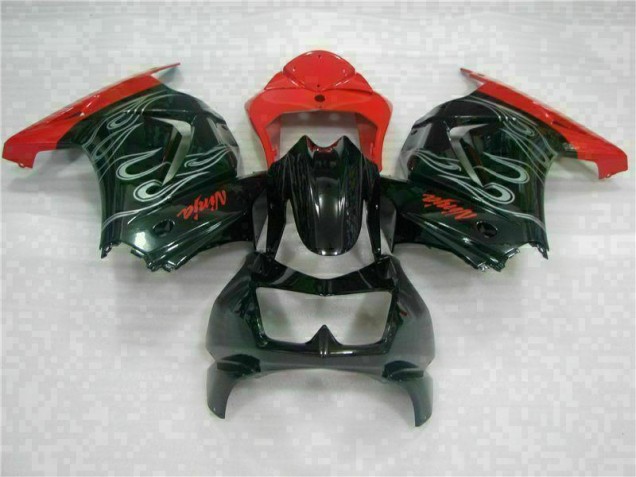 Cheap 2008-2012 Black Red Ninja Kawasaki EX250 Motorcycle Fairing UK Cheap 2008-2012 Black Red Ninja Kawasaki EX250 Motorcycle Fairing UK