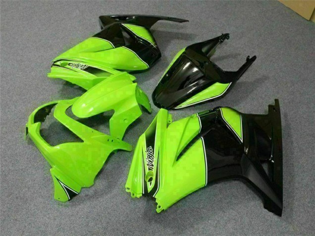 Cheap 2008-2012 Green Black Ninja Kawasaki EX250 Motor Bike Fairings UK