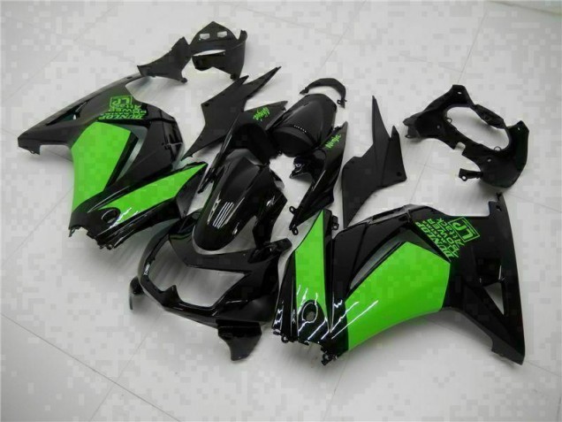 Cheap 2008-2012 Black Green Ninja Kawasaki EX250 Motorcycle Bodywork UK Cheap 2008-2012 Black Green Ninja Kawasaki EX250 Motorcycle Bodywork UK
