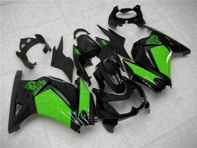 Cheap 2008-2012 Black Green Ninja Kawasaki EX250 Motorcycle Bodywork UK Cheap 2008-2012 Black Green Ninja Kawasaki EX250 Motorcycle Bodywork UK