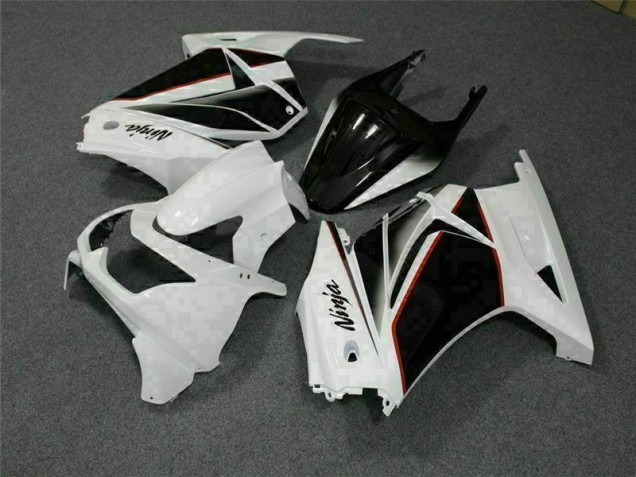 Cheap 2008-2012 White Black Ninja Kawasaki EX250 Replacement Fairings UK Cheap 2008-2012 White Black Ninja Kawasaki EX250 Replacement Fairings UK