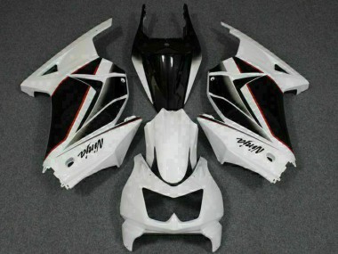 Cheap 2008-2012 White Black Ninja Kawasaki EX250 Replacement Fairings UK