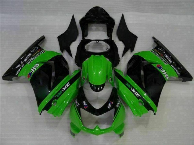 Cheap 2008-2012 Black Green Kawasaki EX250 Motorcylce Fairings UK Cheap 2008-2012 Black Green Kawasaki EX250 Motorcylce Fairings UK