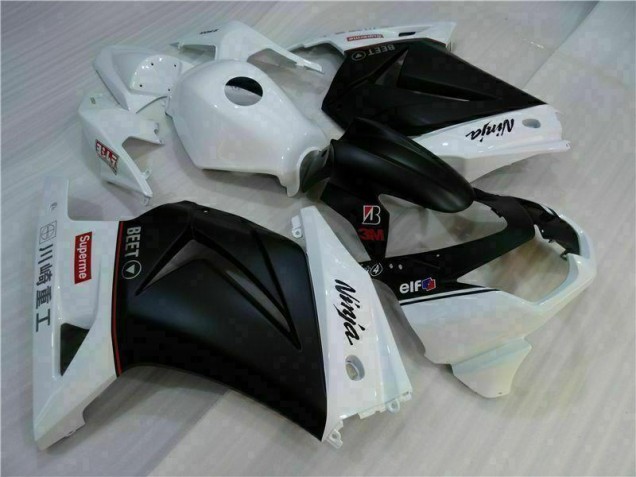 Cheap 2008-2012 White Black Ninja Kawasaki EX250 Motorbike Fairings UK Cheap 2008-2012 White Black Ninja Kawasaki EX250 Motorbike Fairings UK
