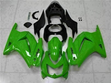 Cheap 2008-2012 Green Black Ninja Kawasaki EX250 Motorcycle Fairing Kits UK