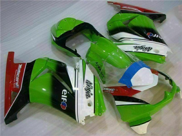 Cheap 2008-2012 White Green Black Ninja Kawasaki EX250 Motorbike Fairing UK Cheap 2008-2012 White Green Black Ninja Kawasaki EX250 Motorbike Fairing UK