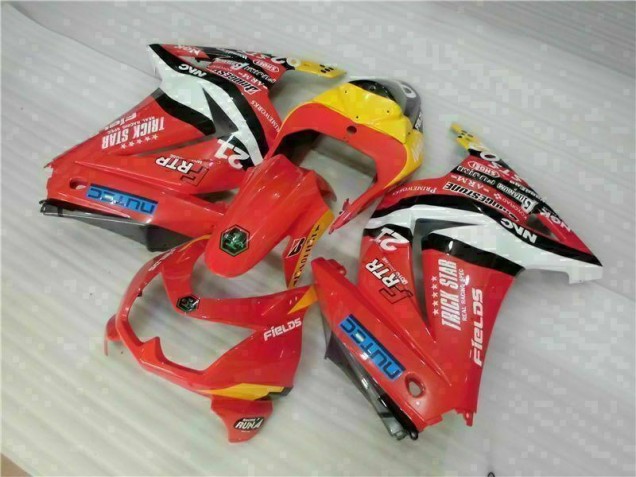 Cheap 2008-2012 Red Yellow Kawasaki EX250 Motorcycle Fairing Kit UK Cheap 2008-2012 Red Yellow Kawasaki EX250 Motorcycle Fairing Kit UK