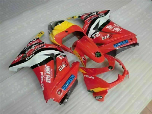 Cheap 2008-2012 Red Yellow Kawasaki EX250 Motorcycle Fairing Kit UK Cheap 2008-2012 Red Yellow Kawasaki EX250 Motorcycle Fairing Kit UK
