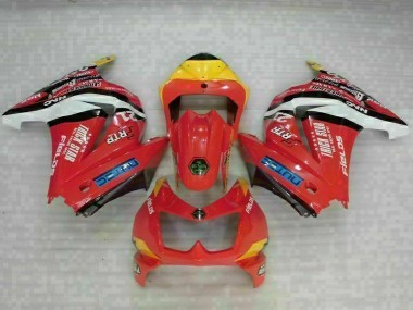 Cheap 2008-2012 Red Yellow Kawasaki EX250 Motorcycle Fairing Kit UK
