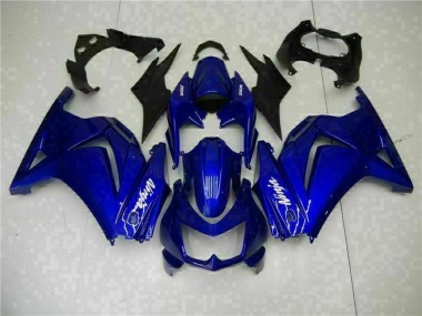 Cheap 2008-2012 Blue Black White Ninja Kawasaki EX250 Motorbike Fairing UK