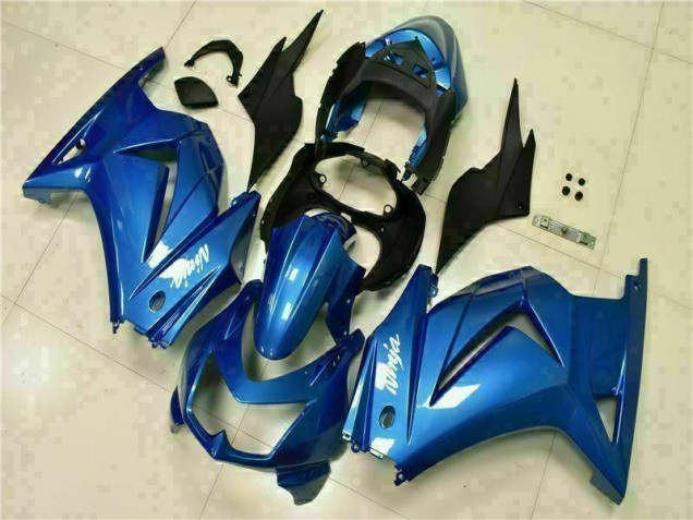 Cheap 2008-2012 Blue Black White Ninja Kawasaki EX250 Moto Fairings UK Cheap 2008-2012 Blue Black White Ninja Kawasaki EX250 Moto Fairings UK