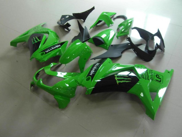 Cheap 2008-2012 New Green Monster Kawasaki ZX250R Motorbike Fairings UK Cheap 2008-2012 New Green Monster Kawasaki ZX250R Motorbike Fairings UK