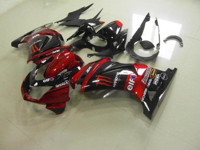 Cheap 2008-2012 Candy Red Monster Kawasaki ZX250R Motorbike Fairing UK Cheap 2008-2012 Candy Red Monster Kawasaki ZX250R Motorbike Fairing UK