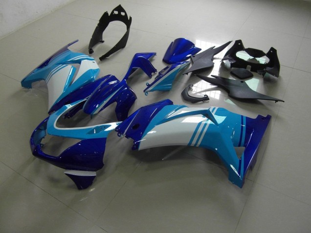 Cheap 2008-2012 Light and Dark Blue Kawasaki ZX250R Bike Fairing Kit UK Cheap 2008-2012 Light and Dark Blue Kawasaki ZX250R Bike Fairing Kit UK