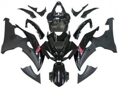 Cheap 2008-2016 Contrast Black R6 Yamaha YZF R6 Bike Fairing Kit UK