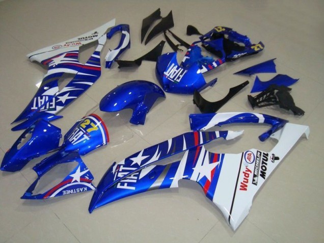 Cheap 2008-2016 Blue White Fiat 27 Red Wudy Yamaha YZF R6 Motorcycle Fairings Kits UK Cheap 2008-2016 Blue White Fiat 27 Red Wudy Yamaha YZF R6 Motorcycle Fairings Kits UK