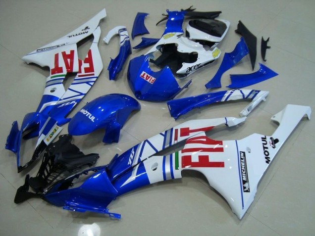 Cheap 2008-2016 Blue White Red Fiat Yamaha YZF R6 Moto Fairings UK Cheap 2008-2016 Blue White Red Fiat Yamaha YZF R6 Moto Fairings UK