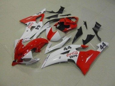 Cheap 2008-2016 White Red Coca Cola Zero 44 Yamaha YZF R6 Motorcycle Replacement Fairings UK