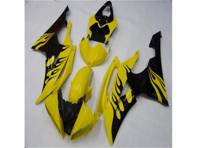 Cheap 2008-2016 Yellow Black Yamaha YZF R6 Motorcycle Replacement Fairings UK Cheap 2008-2016 Yellow Black Yamaha YZF R6 Motorcycle Replacement Fairings UK