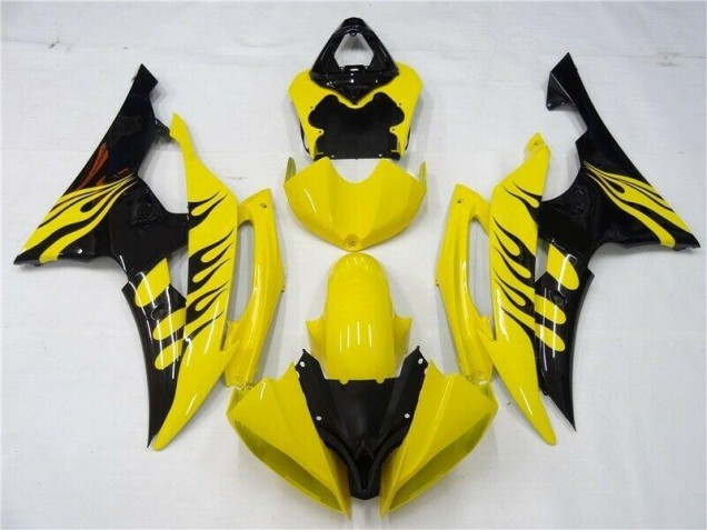 Cheap 2008-2016 Yellow Black Yamaha YZF R6 Motorcycle Replacement Fairings UK Cheap 2008-2016 Yellow Black Yamaha YZF R6 Motorcycle Replacement Fairings UK