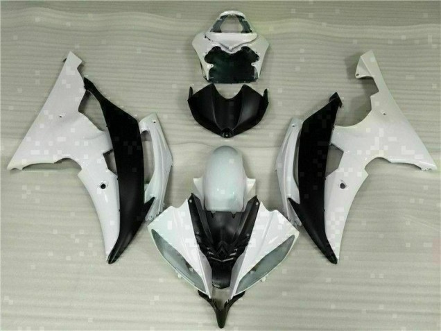 Cheap 2008-2016 White Black Yamaha YZF R6 Motorcycle Fairings Kit UK Cheap 2008-2016 White Black Yamaha YZF R6 Motorcycle Fairings Kit UK