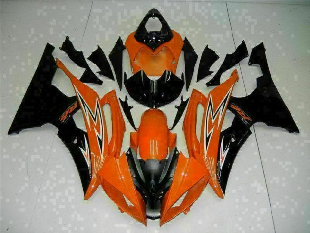 Cheap 2008-2016 Orange Black Yamaha YZF R6 Motorcycle Fairings Kit UK Cheap 2008-2016 Orange Black Yamaha YZF R6 Motorcycle Fairings Kit UK