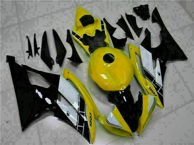 Cheap 2008-2016 Yellow Black Yamaha YZF R6 Motorcycle Fairings Kits UK Cheap 2008-2016 Yellow Black Yamaha YZF R6 Motorcycle Fairings Kits UK