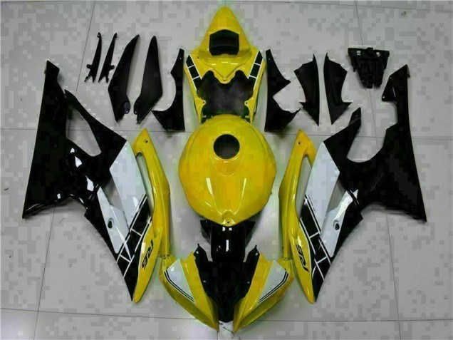 Cheap 2008-2016 Yellow Black Yamaha YZF R6 Motorcycle Fairings Kits UK Cheap 2008-2016 Yellow Black Yamaha YZF R6 Motorcycle Fairings Kits UK