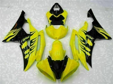 Cheap 2008-2016 Yellow Black Yamaha YZF R6 Motorcycle Fairing Kits UK