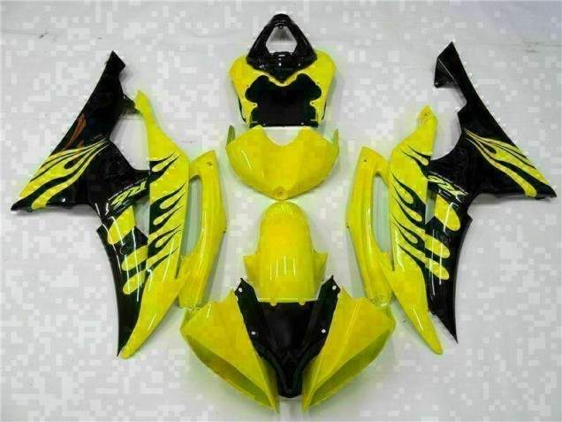 Cheap 2008-2016 Yellow Black Yamaha YZF R6 Motorcycle Fairing Kits UK Cheap 2008-2016 Yellow Black Yamaha YZF R6 Motorcycle Fairing Kits UK