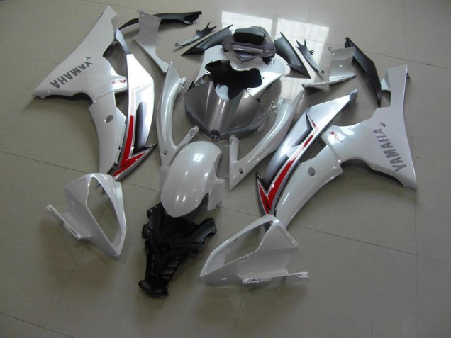 Cheap 2008-2016 Pearl White Silver Yamaha YZF R6 Moto Fairings UK Cheap 2008-2016 Pearl White Silver Yamaha YZF R6 Moto Fairings UK