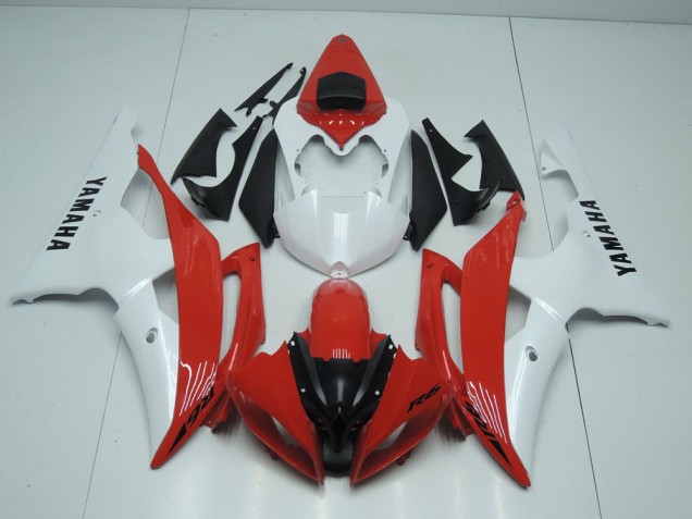 Cheap 2008-2016 Red and Pearl White Yamaha YZF R6 Motorcycle Replacement Fairings UK Cheap 2008-2016 Red and Pearl White Yamaha YZF R6 Motorcycle Replacement Fairings UK