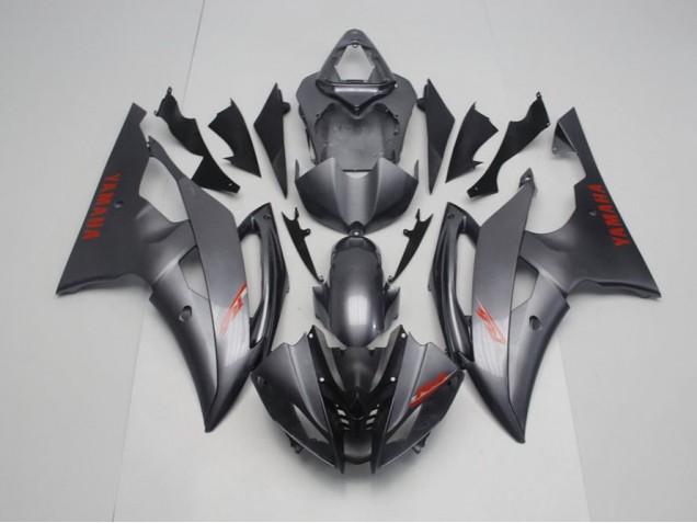 Cheap 2008-2016 Matte Black Grey Yamaha YZF R6 Motorcycle Fairings Kit UK Cheap 2008-2016 Matte Black Grey Yamaha YZF R6 Motorcycle Fairings Kit UK
