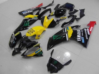 Cheap 2008-2016 Yellow Monster Yamaha YZF R6 Bike Fairings UK