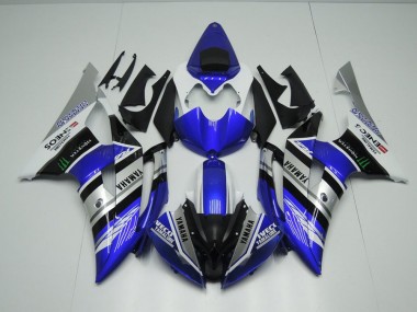 Cheap 2008-2016 Blue White ENEOS Monster Yamaha YZF R6 Motorcycle Fairings Kit UK