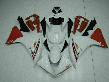 Cheap 2009-2011 White Red Yamaha YZF R1 Bike Fairing Kit UK