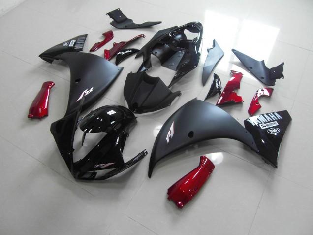 Cheap 2009-2011 Matte Black Red Yamaha YZF R1 Motorcycle Replacement Fairings UK Cheap 2009-2011 Matte Black Red Yamaha YZF R1 Motorcycle Replacement Fairings UK