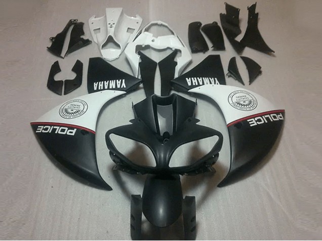 Cheap 2009-2011 Matte Black White Yamaha YZF R1 Bike Fairing UK Cheap 2009-2011 Matte Black White Yamaha YZF R1 Bike Fairing UK
