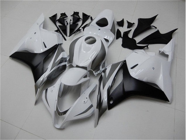 Cheap 2009-2012 White Silver Black Honda CBR600RR Motor Bike Fairings UK
