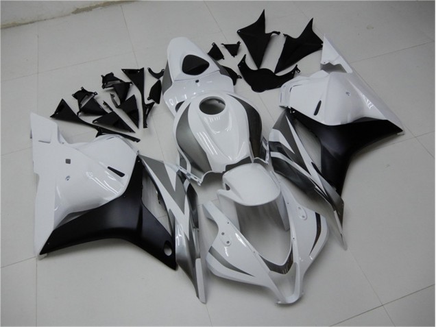Cheap 2009-2012 White Silver Black Honda CBR600RR Motor Bike Fairings UK