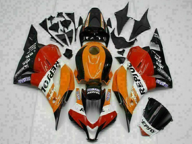 Cheap 2009-2012 Orange Repsol Honda CBR600RR Motor Fairings UK Cheap 2009-2012 Orange Repsol Honda CBR600RR Motor Fairings UK
