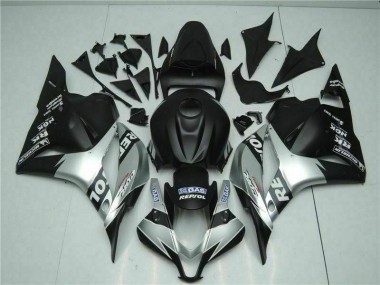 Cheap 2009-2012 Black Silver Repsol Honda CBR600RR Motorcycle Fairings Kits UK