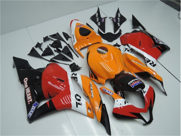Cheap 2009-2012 Orange Red Black Repsol Honda CBR600RR Motorcyle Fairings UK Cheap 2009-2012 Orange Red Black Repsol Honda CBR600RR Motorcyle Fairings UK