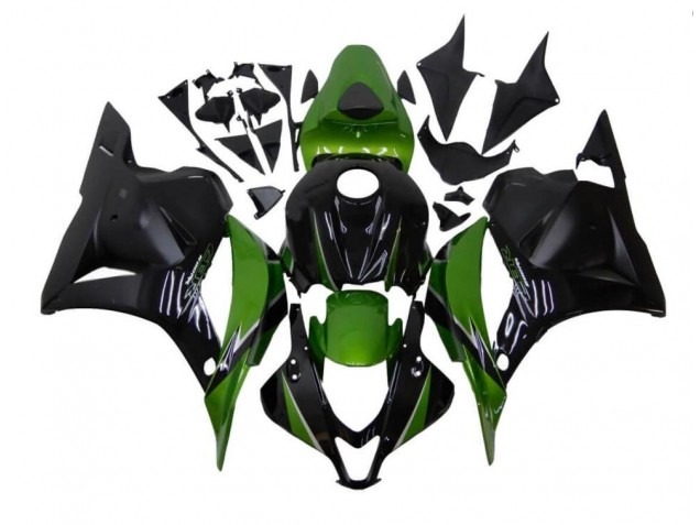 Cheap 2009-2012 Green Black Honda CBR600RR Motorcycle Fairings Kit UK